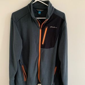 Mens L Eddie Bauer Zipup